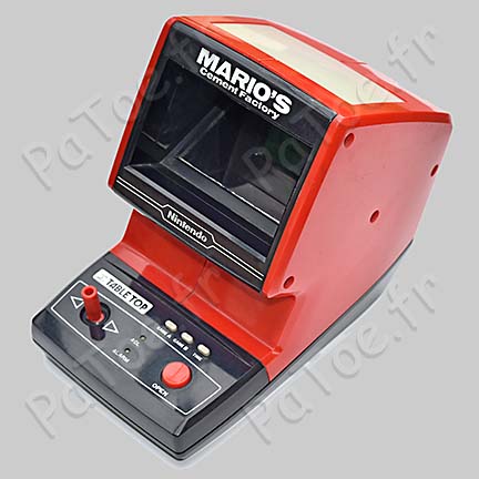 Mario's Cement Factory CM-72 – Game & Watch Color screen tabletop